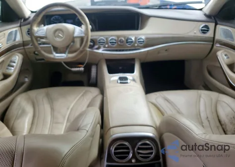 2017 Mercedes-Benz S 63 Amg z USA, uszkodzony, nr VIN WDDUG7JB3HA298674